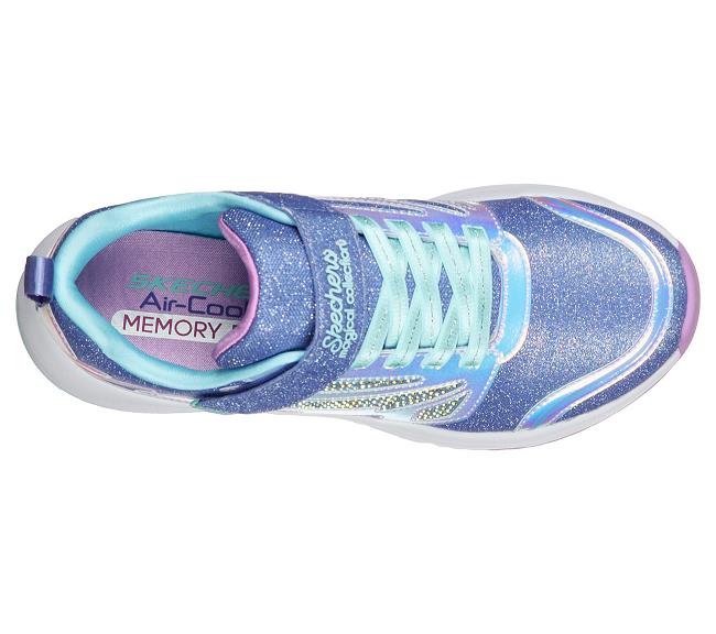 Zapatillas Skechers Con Velcro Niños - Speed Runner Morado JPHWS2604
